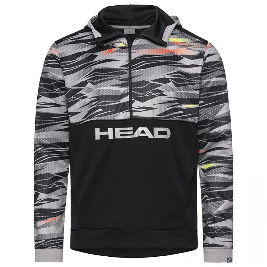 Head Slider Black Camo Sweatshirt  PADELPOINT Head Slider Black Camo Sweatshirt