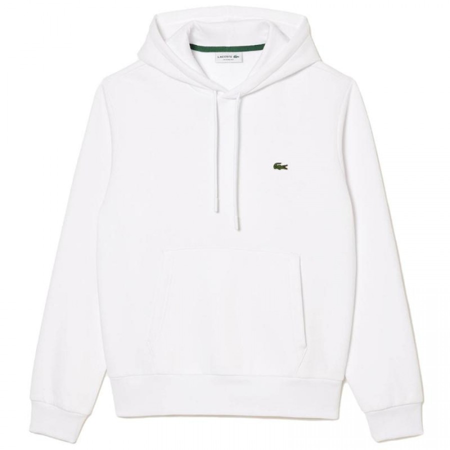 Sudadera Lacoste Algodon Blanco  Oferta + Barato