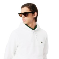 Sudadera Lacoste Algodon Blanco  Oferta + Barato