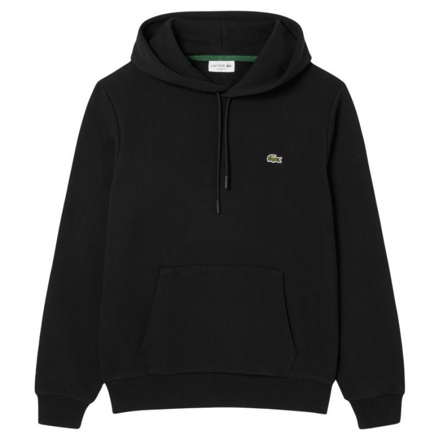 Sudadera Lacoste Algodon Negro  Oferta + Barato