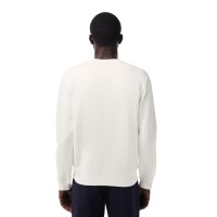Felpa Lacoste bianca in peluche  Offerta + Economico