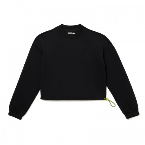 Sudadera Lacoste Sport Ajustable Negro Mujer Sudadera Lacoste Sport Ajustable Negro Mujer