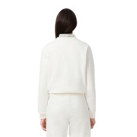 Sudadera Lacoste Sport Blanco Mujer  Oferta + Barato