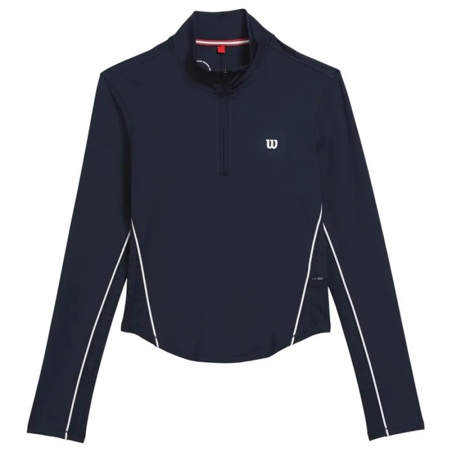 Sudadera Wilson Brentwood Azul Marino Mujer  Oferta + Barato