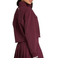 Sudadera Wilson Davenport Tecido Granate Royal Mujer