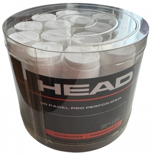 Head Padel Pro Perforated White Drum 60 Overgrips Head Padel Pro Perforated White Drum 60 Overgrips