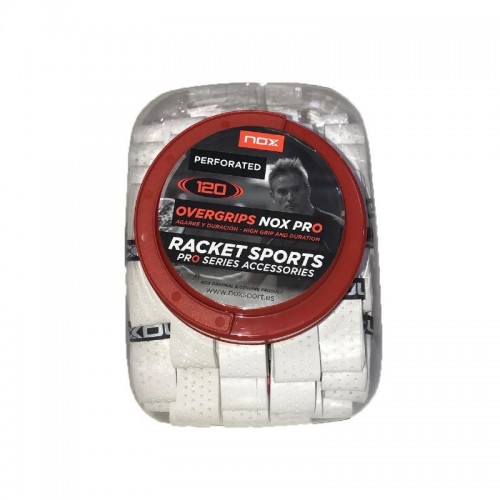 Drum Overgrips Nox Pro Perforated 120 Units Drum Overgrips Nox Pro Perforated 120 Units