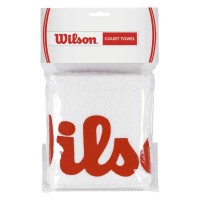 Wilson Serviette Blanche Rouge Petite Serviette  Offre - Pas cher