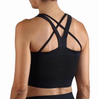 Top Endless Crop Negro  Oferta + Barato