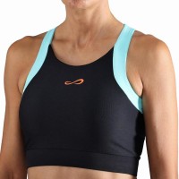 Top Endless Crop Negro Aqua  Oferta + Barato