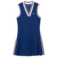 Lacoste Sport Piquet Blu Navy Borgogna Abito  Offerta + Economico