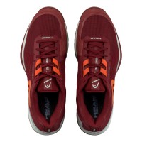 Zapatillas Head Sprint Pro 3.5 Clay Rojo Oscuro Naranja  Oferta + Barato