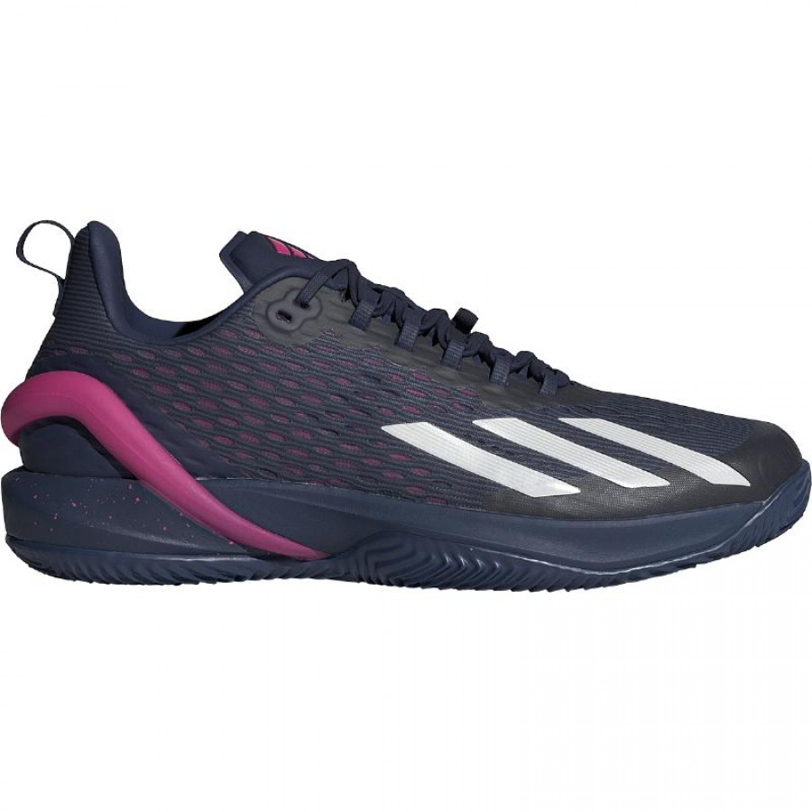 Zapatillas Adidas Adizero Cybersonic Clay Azul Oscuro Rosa  Oferta + Barato