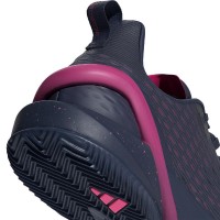 Zapatillas Adidas Adizero Cybersonic Clay Azul Oscuro Rosa  Oferta + Barato
