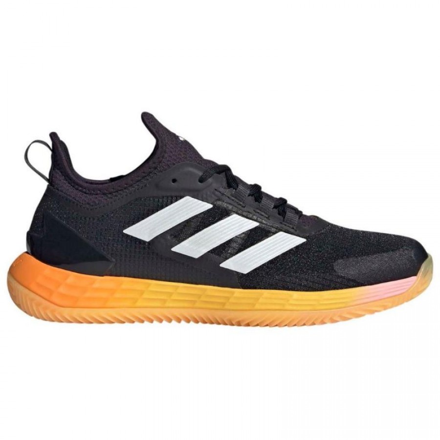 Scarpe Adidas Adizero Ubersonic 4.1 Nero Argento Arancione - TERRA BATTUTA Donna  Offerta + Economico