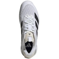 Adidas Adizero Ubersonic 5 Blanc Noir Gris Baskets  Offre - Pas cher