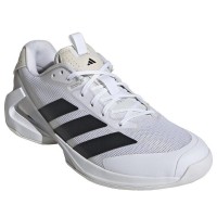Adidas Adizero Ubersonic 5 Blanc Noir Gris Baskets  Offre - Pas cher