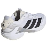 Adidas Adizero Ubersonic 5 Blanc Noir Gris Baskets  Offre - Pas cher