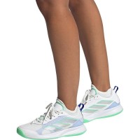 Adidas AvaFlash Sneakers Donna Bianco Argento Mint  Offerta + Economico