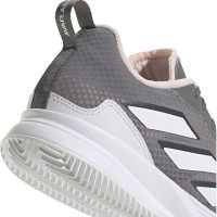 Adidas AvaFlash Clay Grigio Bianco Rosa Sneakers Donna  Offerta + Economico