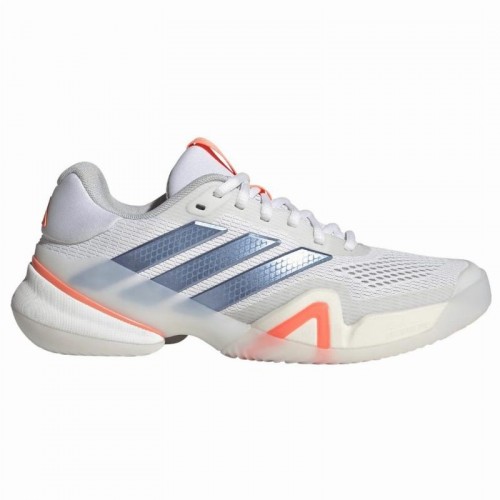 Zapatillas Adidas Barricade 14 Blanco Azul Naranja Mujer