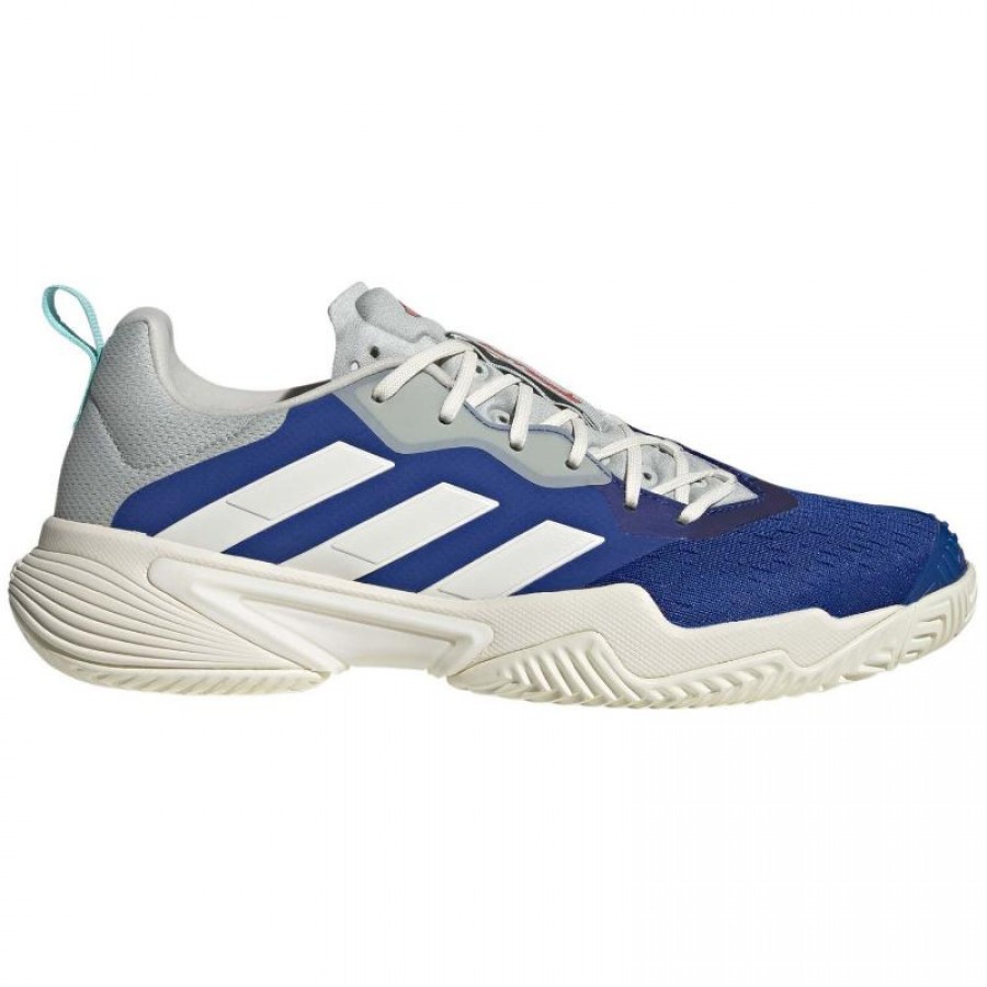 Zapatillas Adidas Barricade Azul Royal Blanco  Oferta + Barato