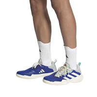 Zapatillas Adidas Barricade Azul Royal Blanco  Oferta + Barato