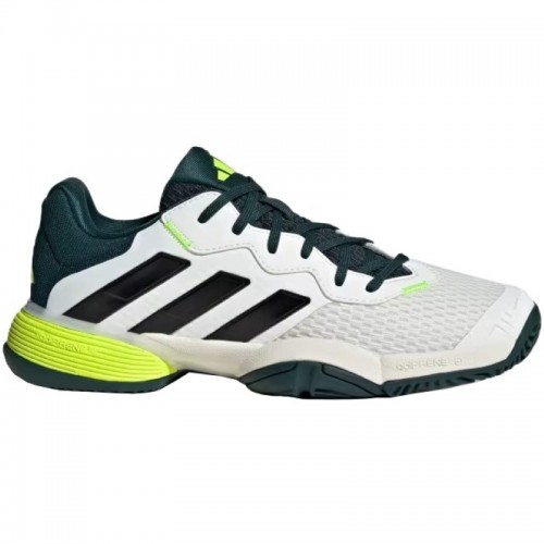 Adidas Barricade K White Black Green Junior Sneakers Adidas Barricade K White Black Green Junior Sneakers