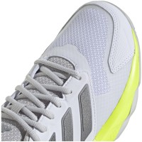 Adidas CourtJam Control 3 White Silver Lucid Lemon Women''s Sneakers  Offer + Cheap