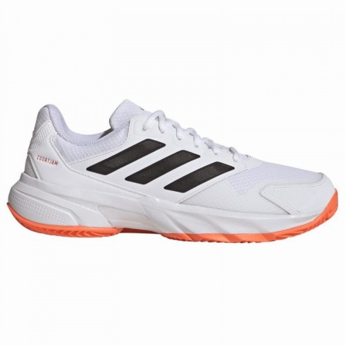 Adidas CourtJam Control 3 Clay White Orange Black Sneakers