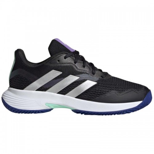 Zapatillas Adidas CourtJam Control Negro Nucleo Plata Mujer Zapatillas Adidas CourtJam Control Negro Nucleo Plata Mujer