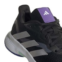 Adidas CourtJam Control Sneakers Donna Nucleo Argento Nero  Offerta + Economico