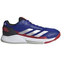Zapatillas Adidas Courtquick Padel Azul Plata Rojo  Oferta + Barato