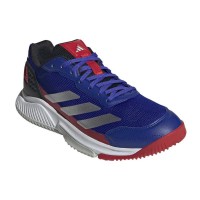 Zapatillas Adidas Courtquick Padel Azul Plata Rojo  Oferta + Barato