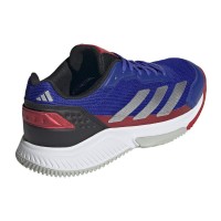 Zapatillas Adidas Courtquick Padel Azul Plata Rojo  Oferta + Barato