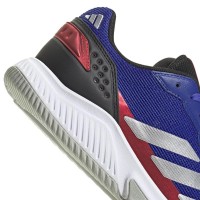 Zapatillas Adidas Courtquick Padel Azul Plata Rojo  Oferta + Barato
