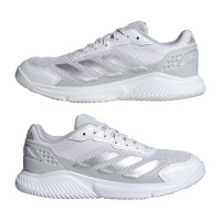 Zapatillas Adidas Courtquick Padel Blanco Gris Mujer