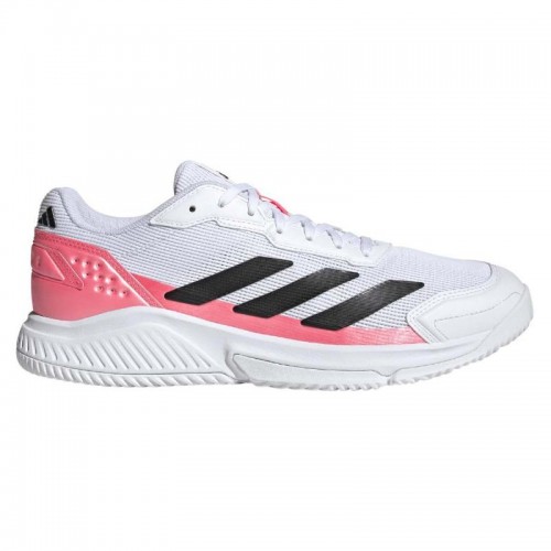 Adidas Courtquick Padel White Pink Sneakers