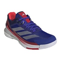 Zapatillas Adidas Crazyquick Boost Padel Azul Plata Blanco  Oferta + Barato