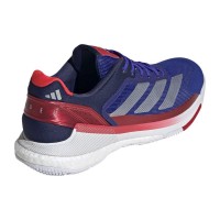 Zapatillas Adidas Crazyquick Boost Padel Azul Plata Blanco  Oferta + Barato