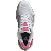 Adidas Crazyquick Boost Padel Blanc Argent Rose Baskets Femme  Offre - Pas cher