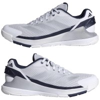 Tênis Adidas Crazyquick LS Padel Branco Azul Cinza