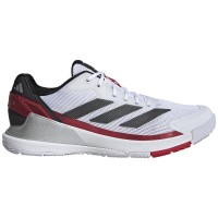Zapatillas Adidas Crazyquick LS Padel Blanco Negro Rojo  Oferta + Barato