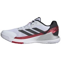 Zapatillas Adidas Crazyquick LS Padel Blanco Negro Rojo  Oferta + Barato