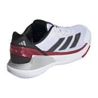 Zapatillas Adidas Crazyquick LS Padel Blanco Negro Rojo  Oferta + Barato