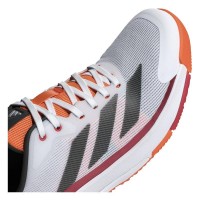 Zapatillas Adidas Crazyquick LS Padel Blanco Rojo Naranja