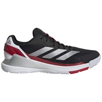 Zapatillas Adidas Crazyquick LS Padel Negro Plata Rojo  Oferta + Barato