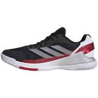 Zapatillas Adidas Crazyquick LS Padel Negro Plata Rojo  Oferta + Barato