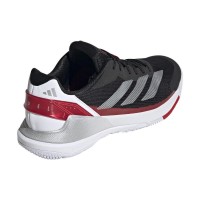 Zapatillas Adidas Crazyquick LS Padel Negro Plata Rojo  Oferta + Barato