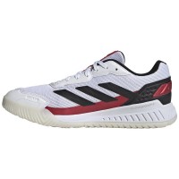 Zapatillas Adidas Courtquick Padel Blanco Negro Rojo  Oferta + Barato